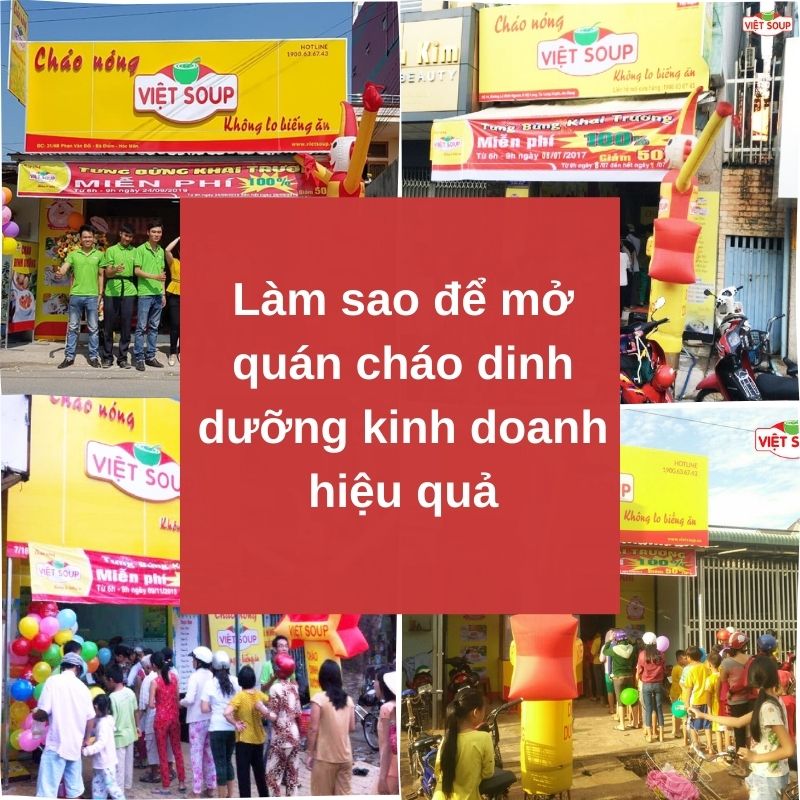 Làm sao để mở quán cháo dinh dưỡng kinh doanh hiệu quả