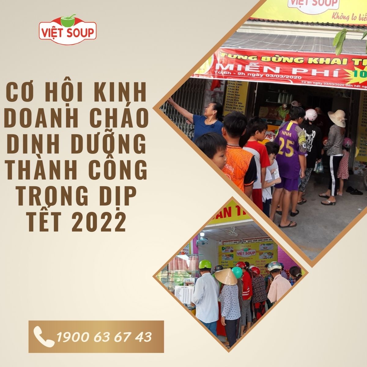 Cơ hội kinh doanh cháo dinh dưỡng thành công trong dịp Tết 2022