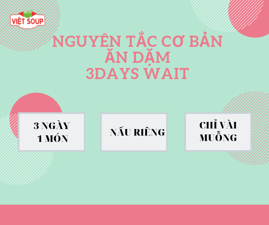 Những điều cần biết về phương pháp ăn dặm 3 day  wait