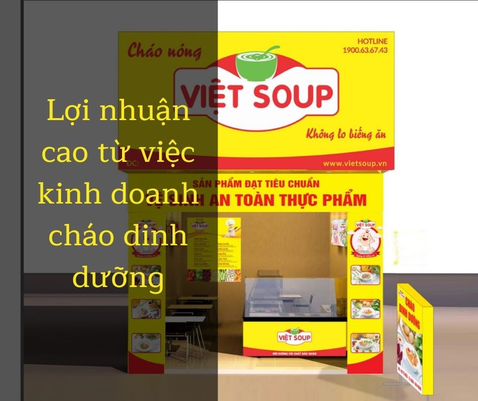 Lợi nhuận cao từ việc kinh doanh cháo dinh dưỡng