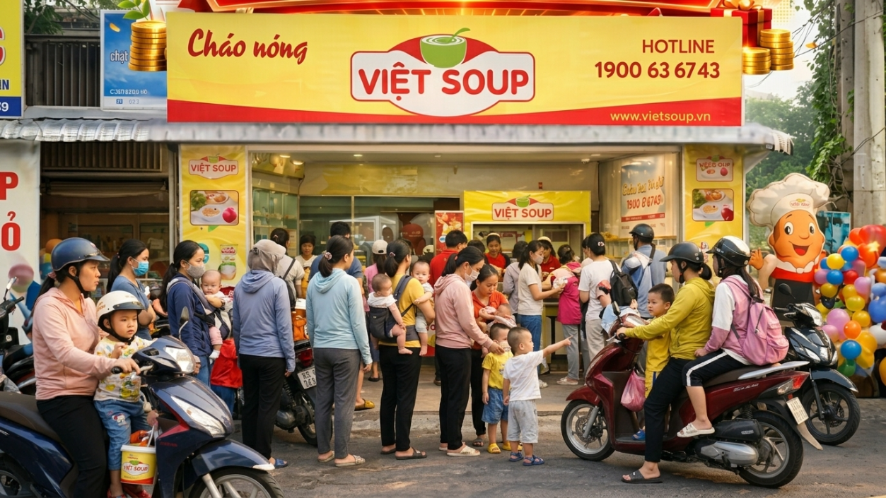NHƯỢNG QUYỀN CHÁO DINH DƯỠNG VIỆT SOUP: CHIẾN LƯỢC KINH DOANH BỀN VỮNG