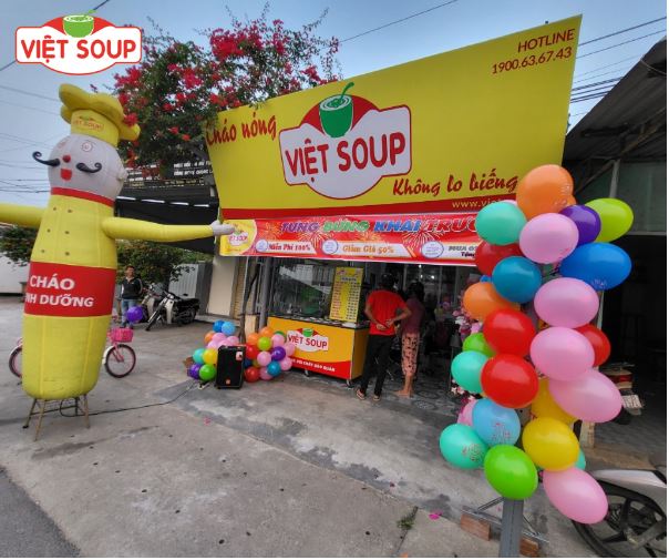 KINH DOANH NHƯỢNG QUYỀN VỐN ÍT CÙNG VIỆT SOUP