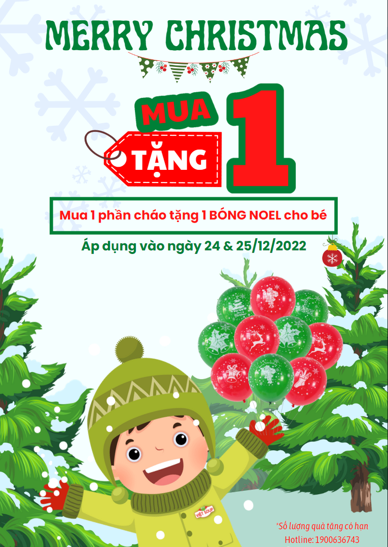 CHÀO NOEL CÙNG NGÀN QUÀ TẶNG TỪ VIỆT SOUP