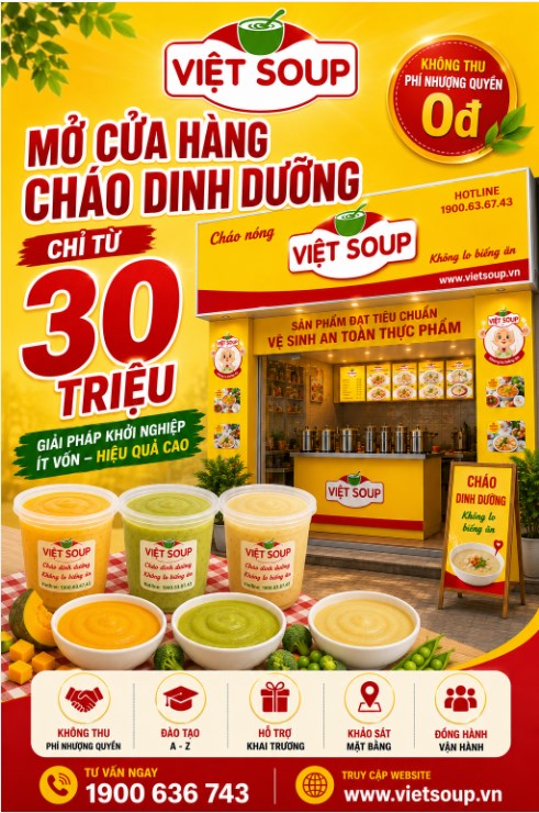 Cháo dinh dưỡng Việt Soup