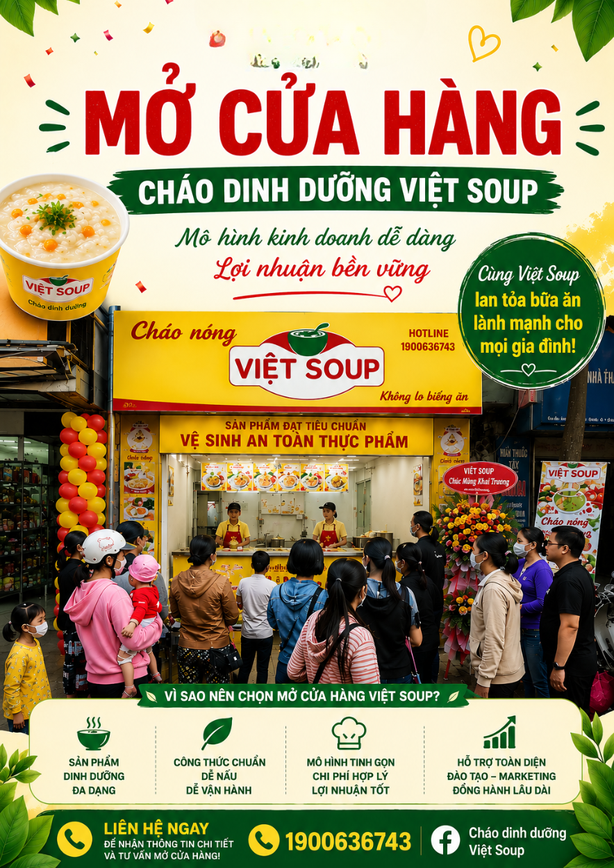 Cháo dinh dưỡng Việt Soup